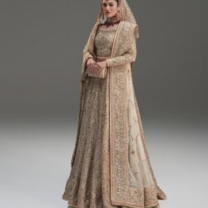 Signature Wedding Ethic Wear Lehenga Creemy Color