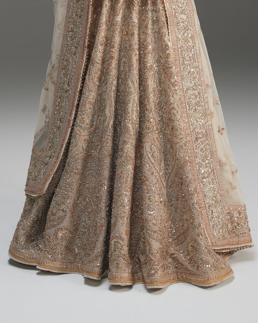 Signature Wedding Ethic Wear Lehenga Creemy Color - Image 6