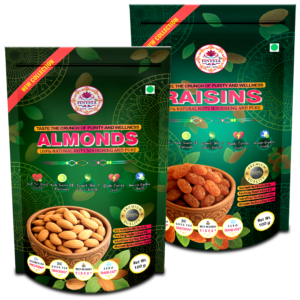 Finysta Premium Almonds + Raisins